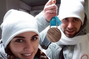 Крушельницкий выиграл бронзовую награду в паре с Анастасией Брызгаловой