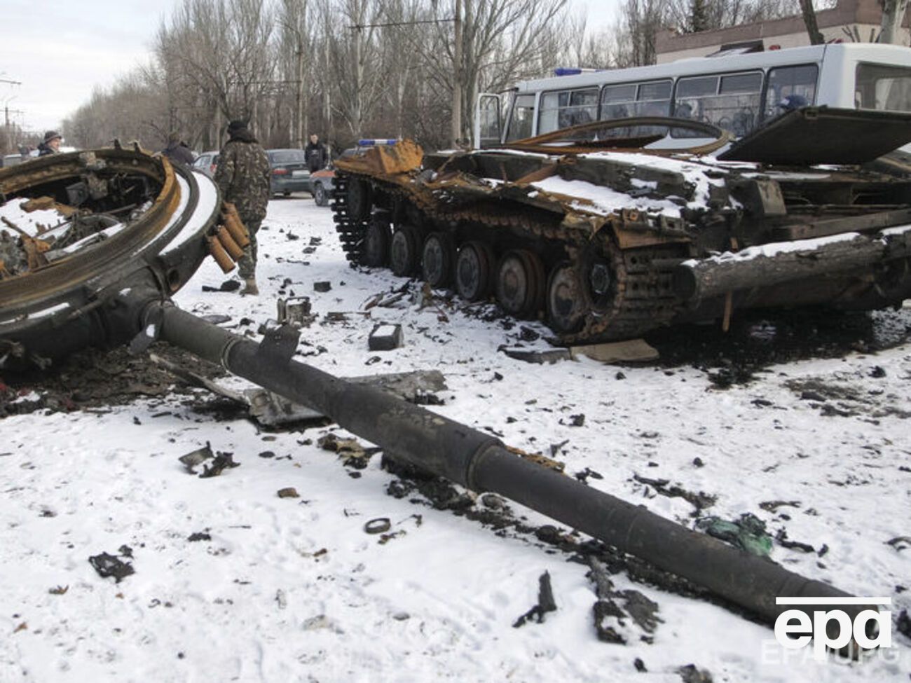 За даними розвідки, російські найманці втратили на навчаннях два танки
