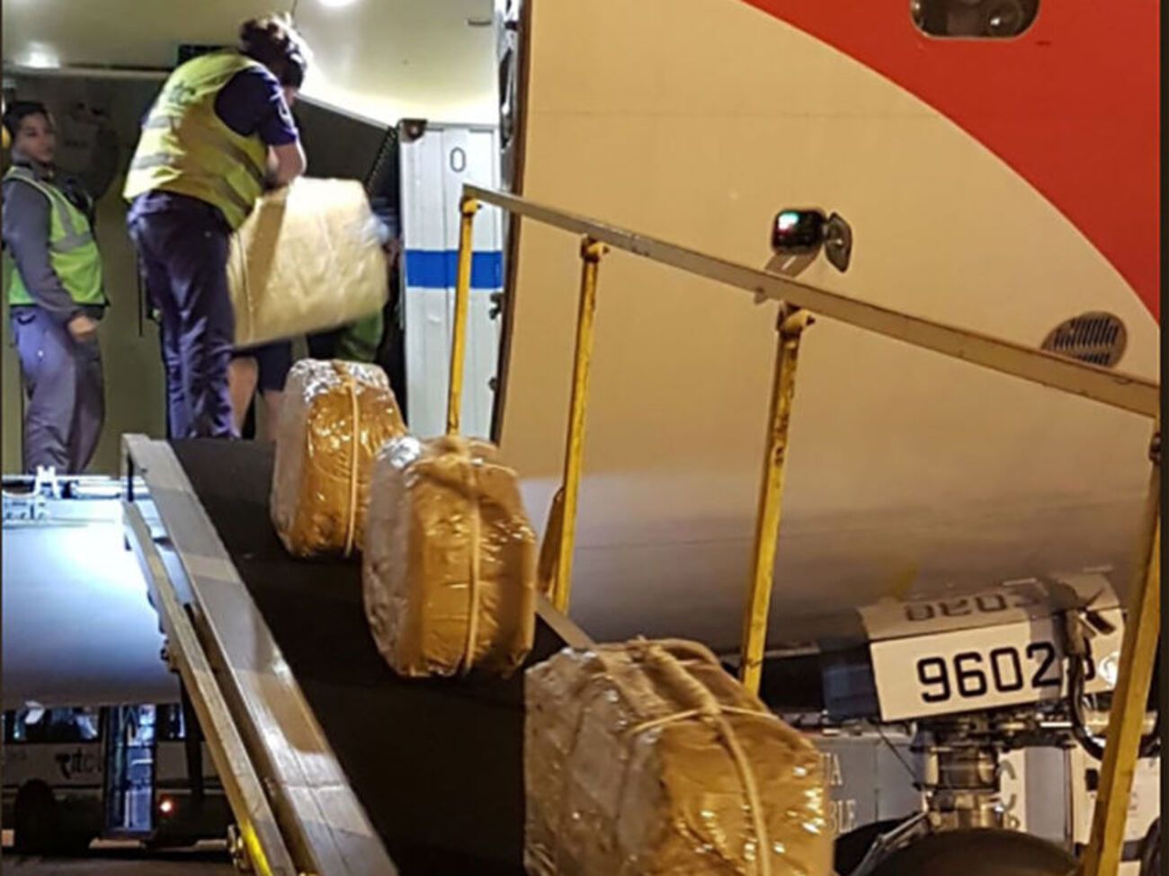 Самолет, на котором "кокаин" доставили в Россию