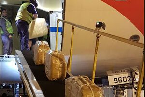 Самолет, на котором "кокаин" доставили в Россию