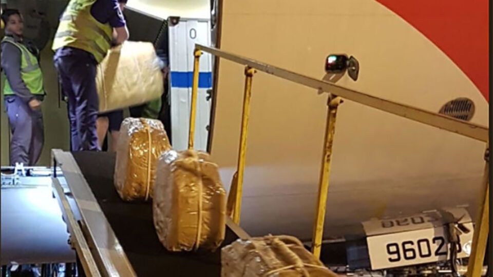 Самолет, на котором "кокаин" доставили в Россию