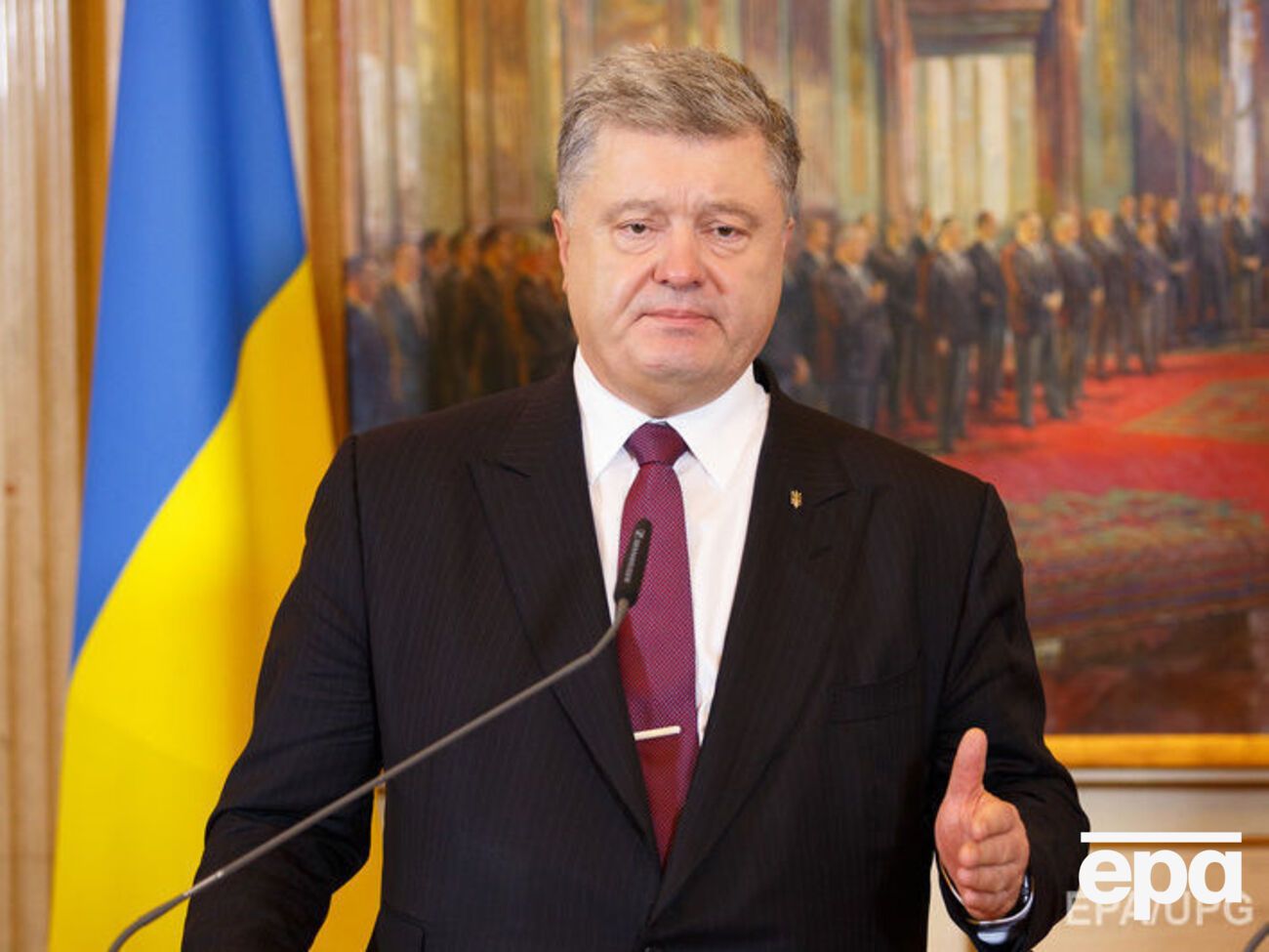 Последний раз Порошенко проводил пресс-конференцию в мае 2017 года