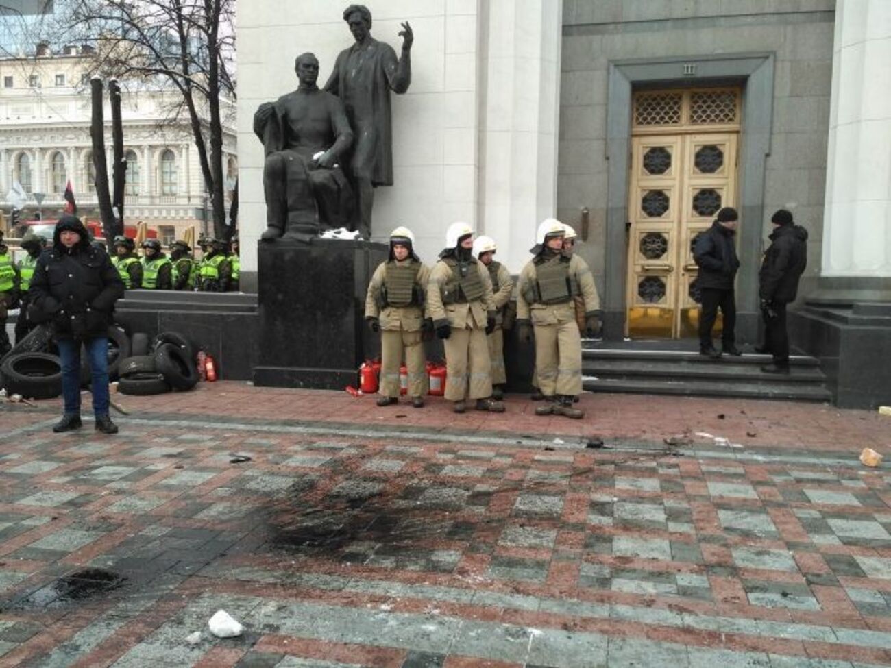 Шевченко: У зіткненнях брало участь кілька десятків протестувальників