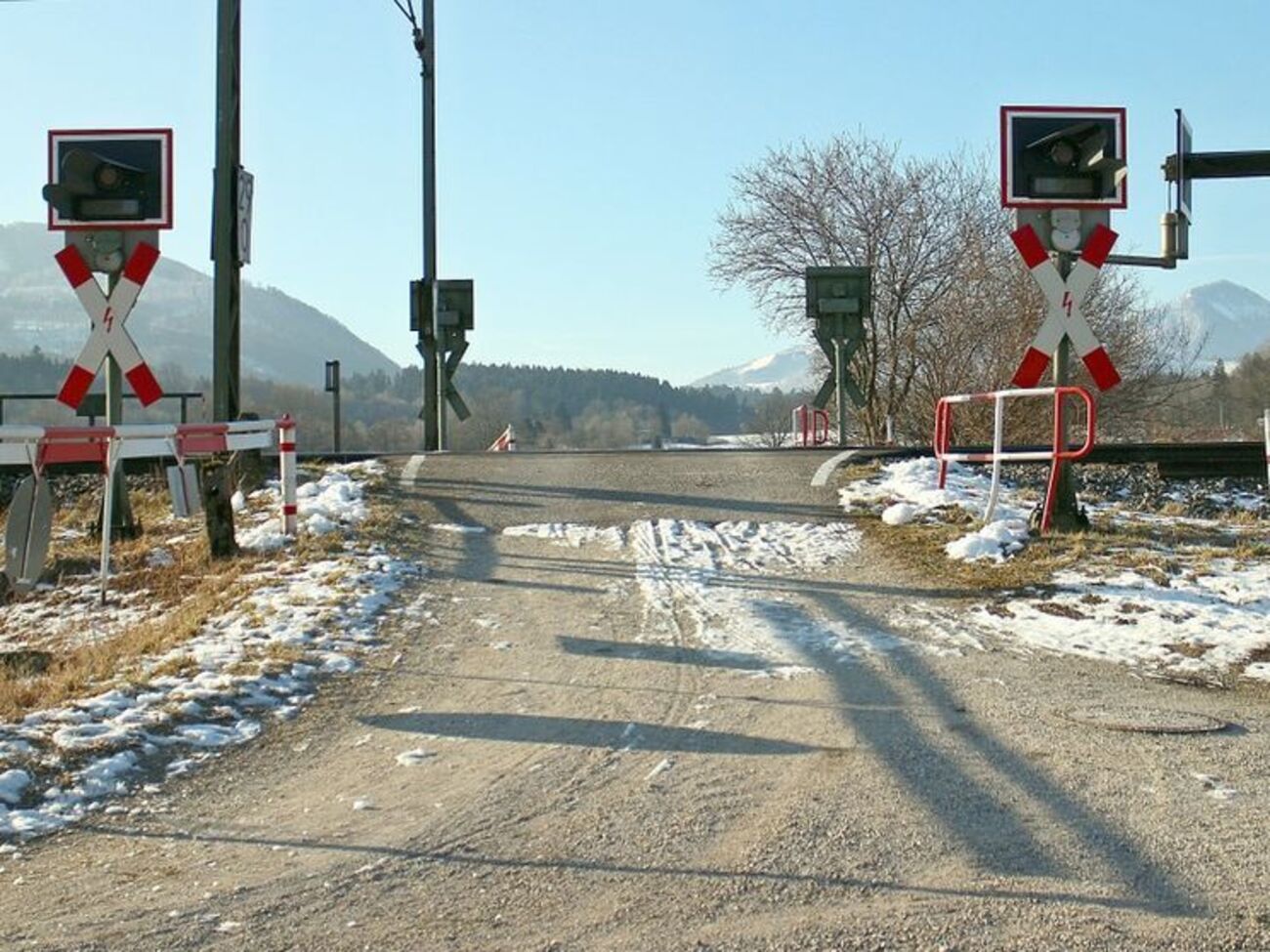 ДТП произошло на переезде