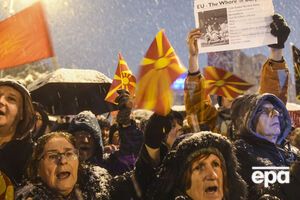 Протест состоялся, несмотря на снегопад