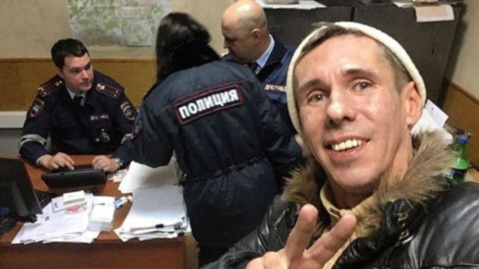 Панін оприлюднив в Instagram фото, яке підтверджує, що затриманим є саме він