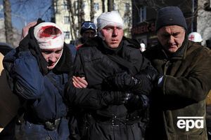 Кілька співробітників МВС постраждало в зіткненнях 18 лютого 2014 року