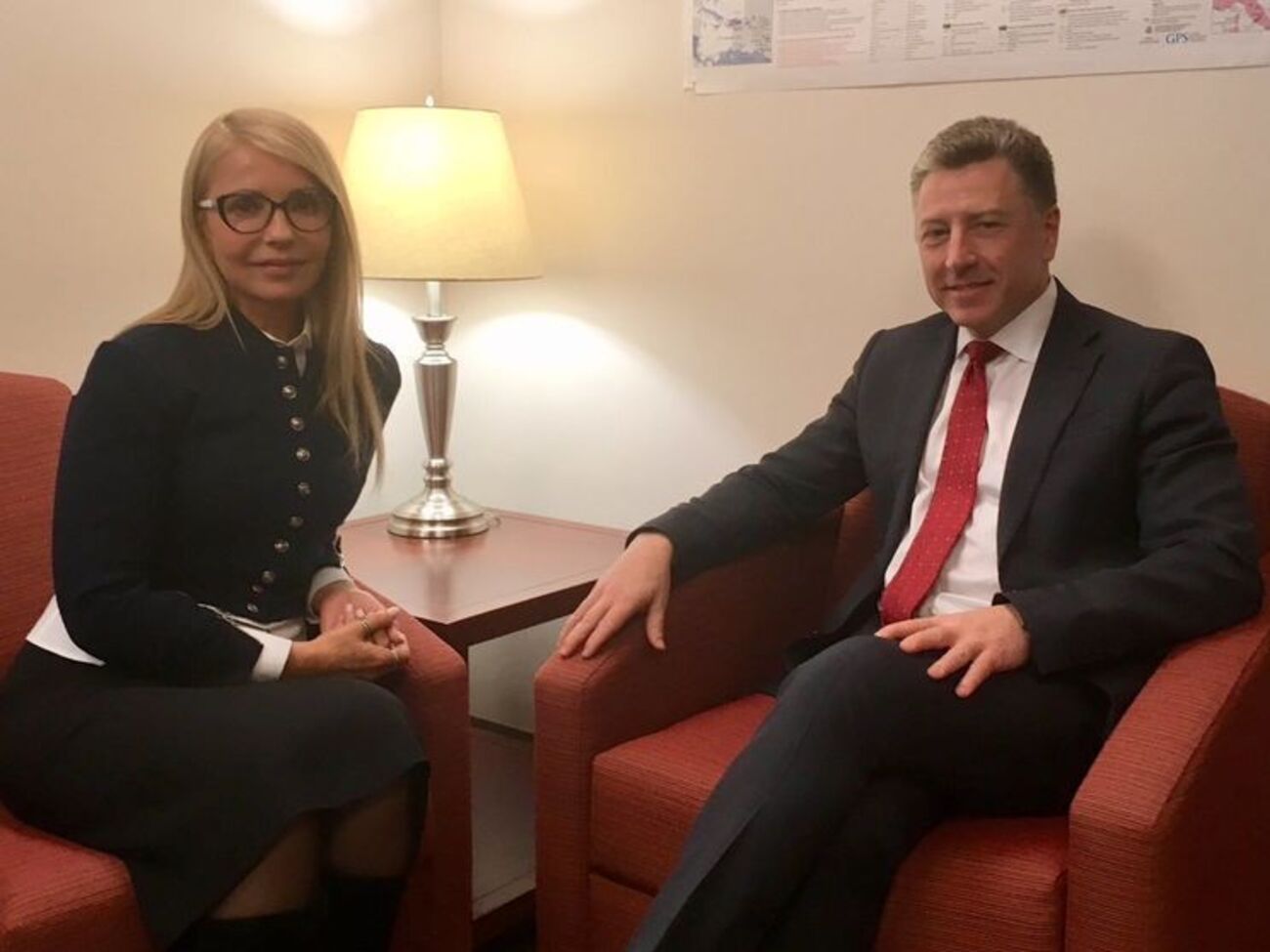 Тимошенко сейчас находится в США