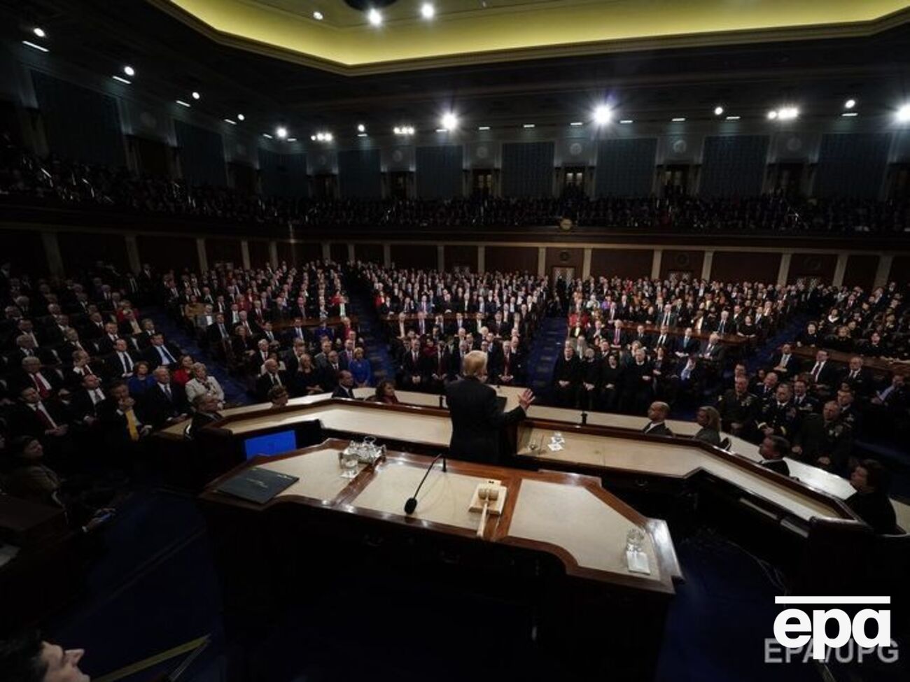 Трамп выступал в Конгрессе США 30 января