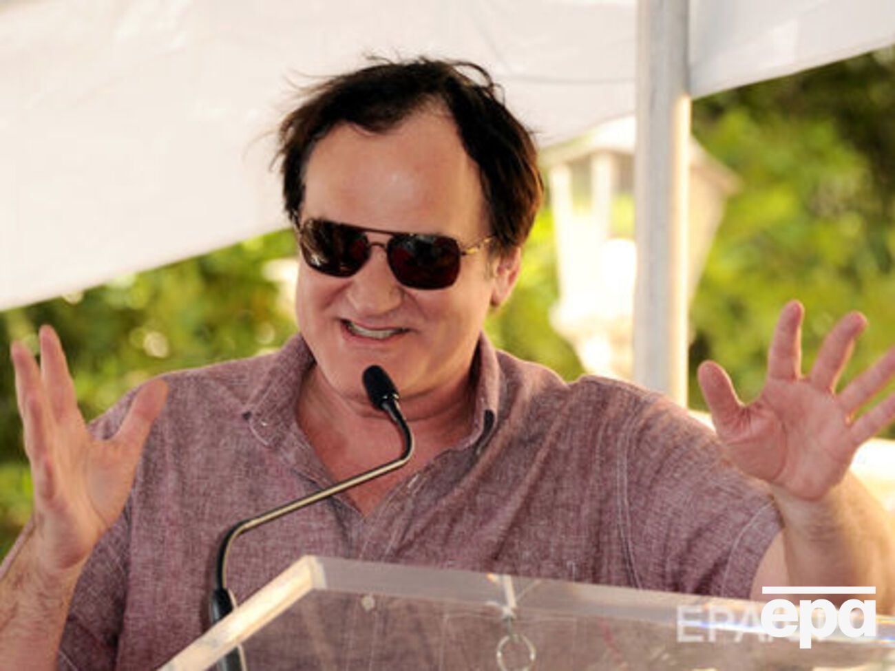 Тарантіно: Я не вривався в трейлер і не кричав на Уму