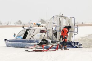 Глубина на месте происшествия составляет около четырех метров