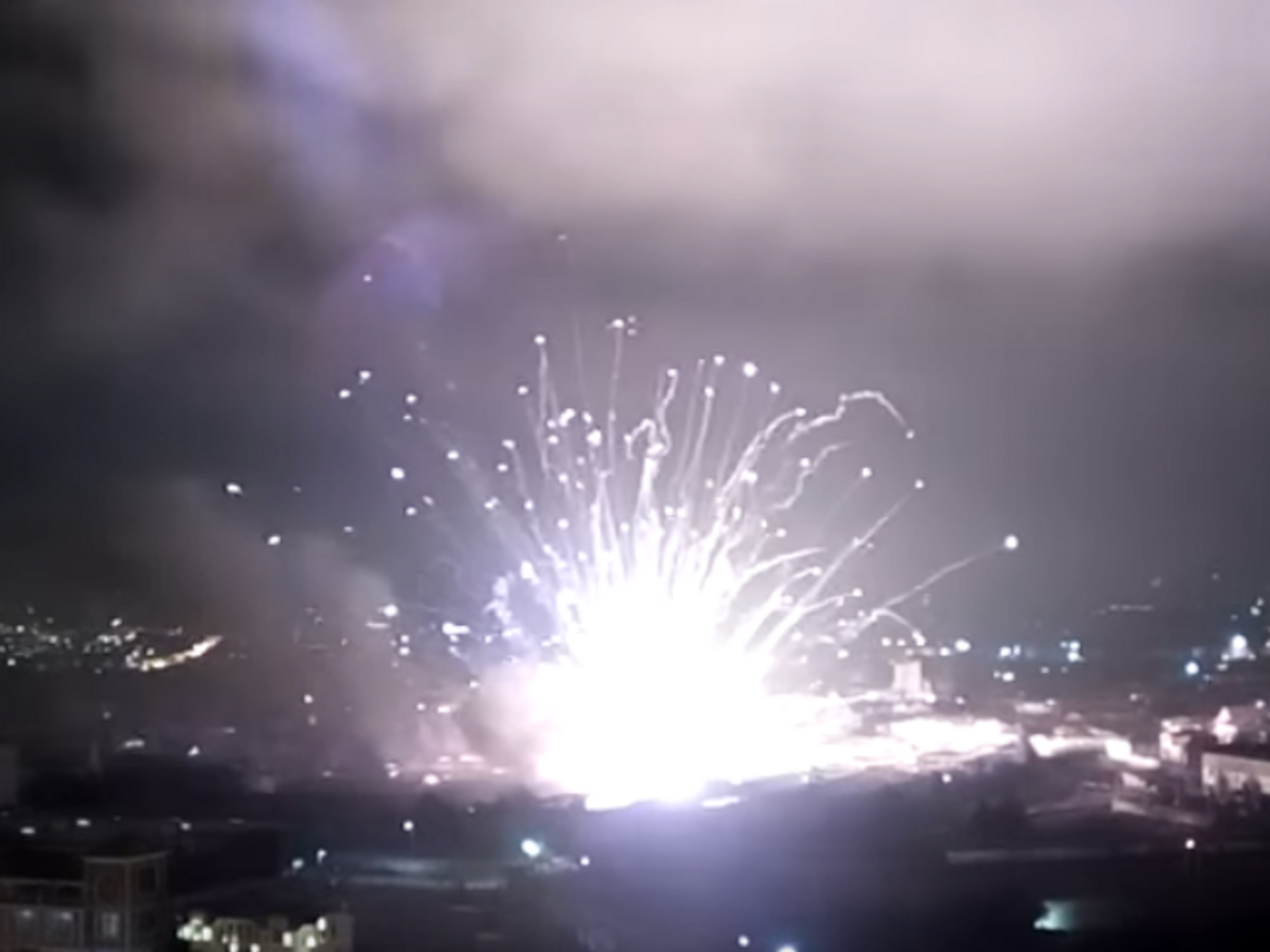 Очевидцы засняли момент взрыва