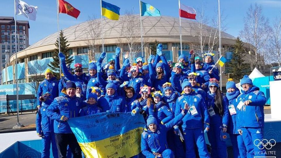 Украинскую делегацию поздравил мэр Олимпийской деревни