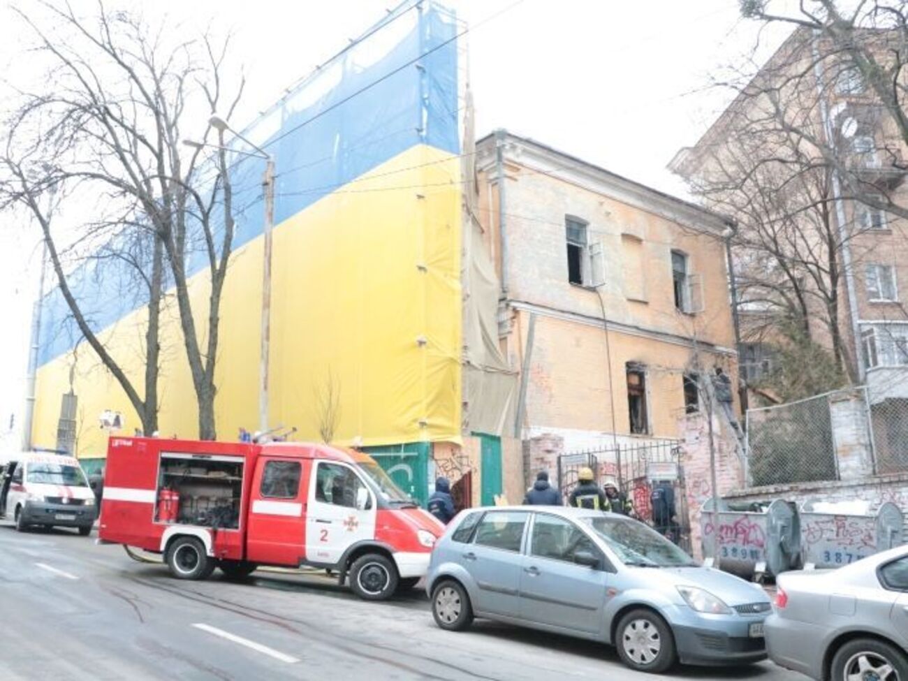 Вогонь вдалося локалізувати на площі 50&nbsp;м&sup2;