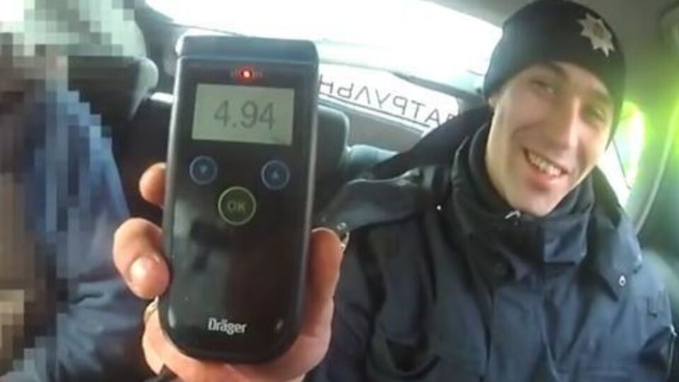 Патрульные зафиксировали рекордный показатель у нарушителя