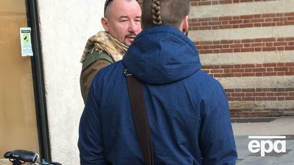 Украинский десантник встретил российского пропагандиста в центре Вероны