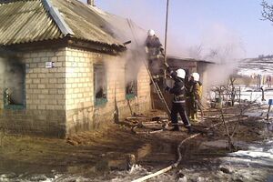 Горів будинок із пічним опаленням