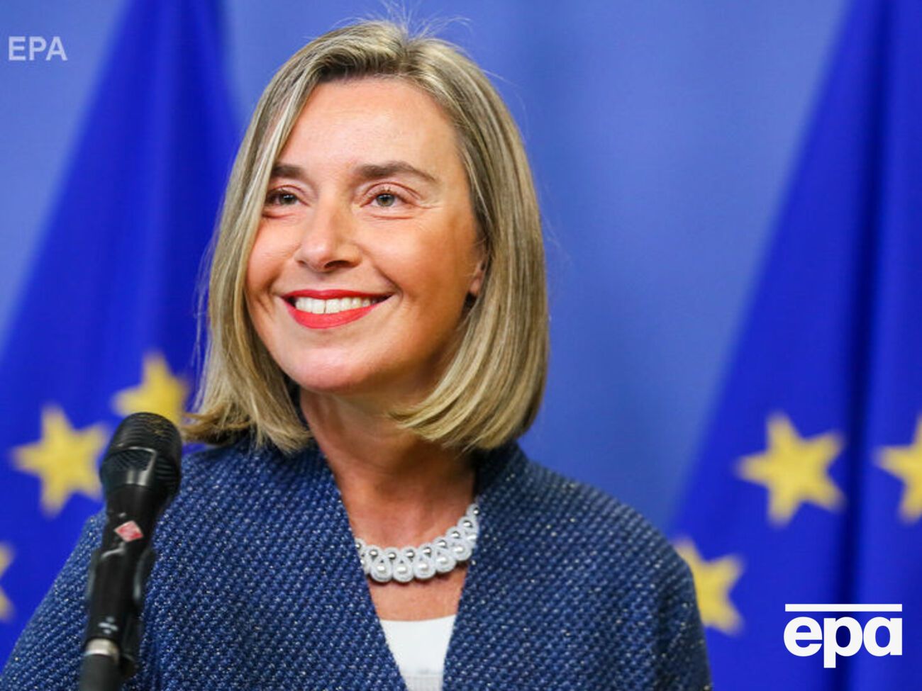 Могерини:&nbsp;С прошлого года украинцы, посещающие Европейский союз, больше не нуждаются в визе, а наша торговля с Украиной растет