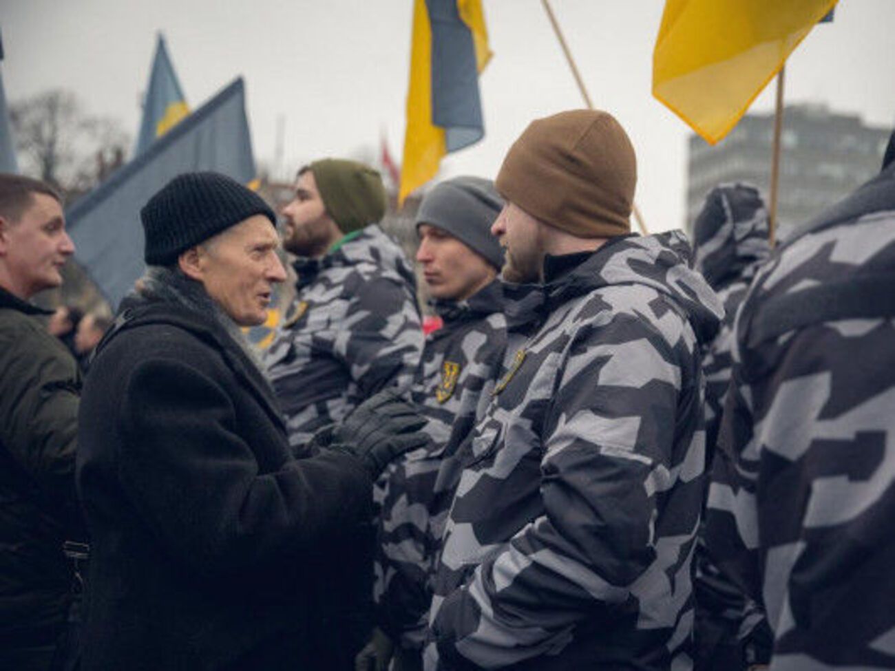 "Национальный корпус" провел совместный марш с националистами из Литвы в Вильнюсе. Фоторепортаж