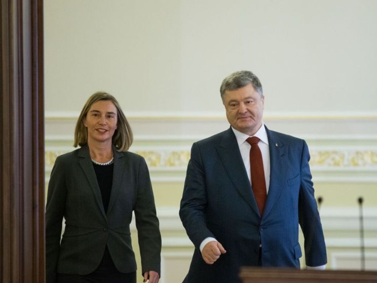 Сьогодні Могеріні відвідала Київ