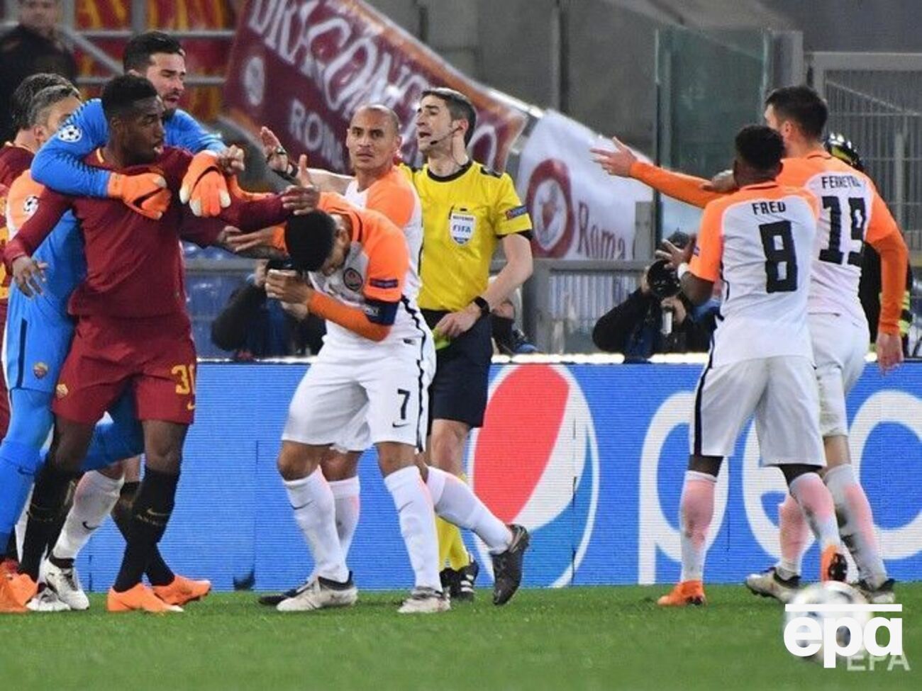 Напряженный матч прошел в Риме