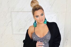 Хлои Кардашян находится на последних сроках беременности