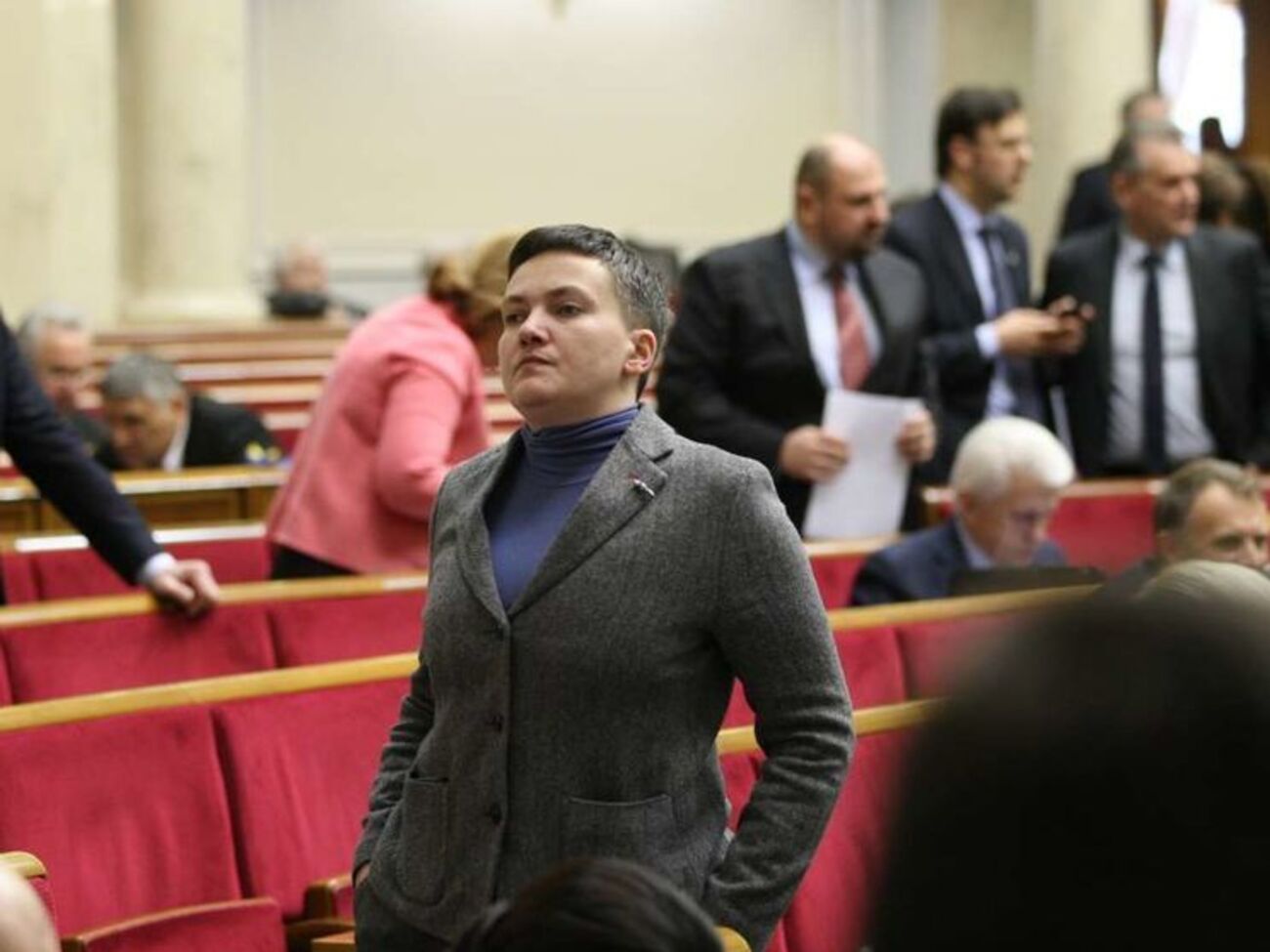 До голосования за исключение Савченко из комитета присутствующий в Раде генпрокурор Юрий Луценко заявил, что нардеп&nbsp;планировала провести теракт