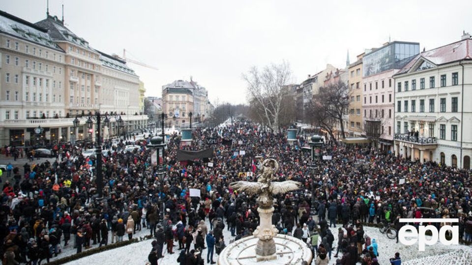 Массовые протесты охватили Словакию после убийства журналиста