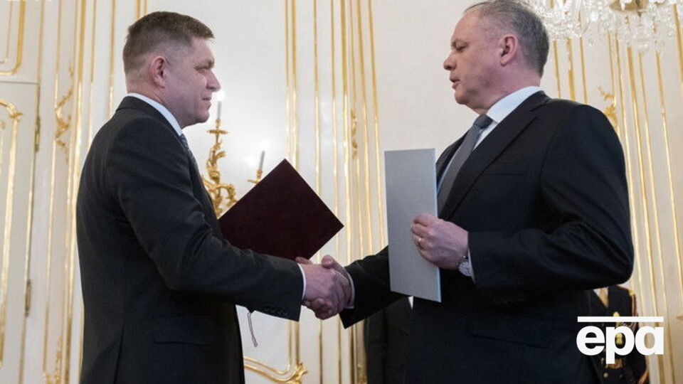 Фіцо (ліворуч) передав Кісці прохання про відставку