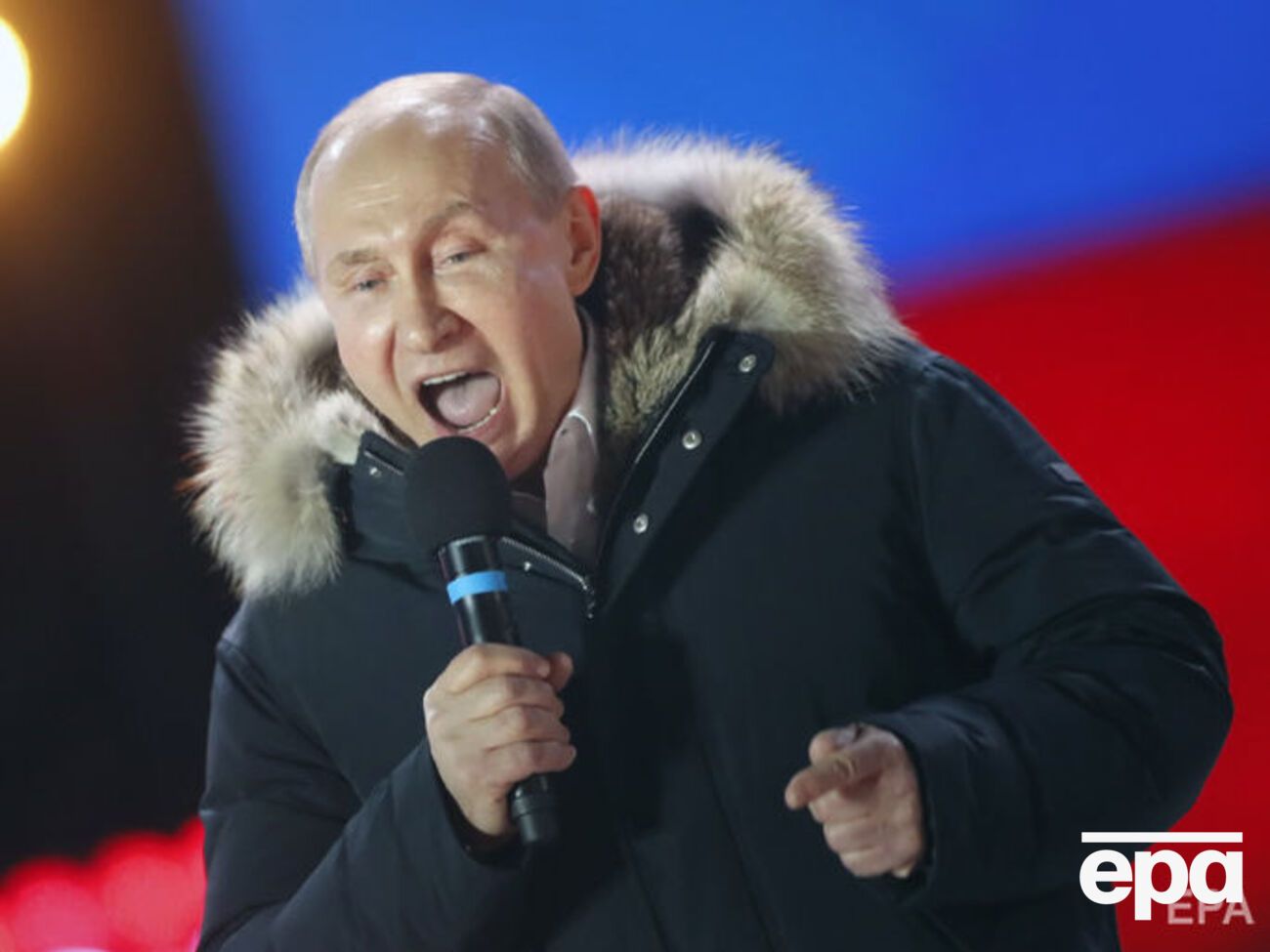 Путін здобуває 76,77% голосів на виборах президента РФ