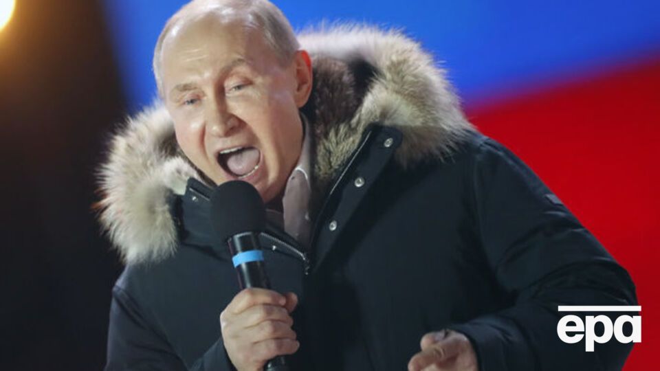 Путин получает 76,77% голосов на выборах президента РФ