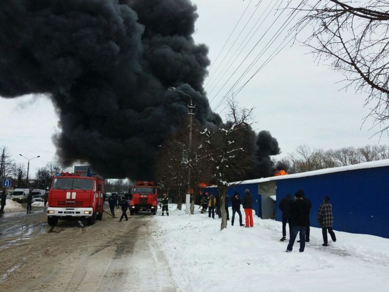 Займання сталося в секторі килимів