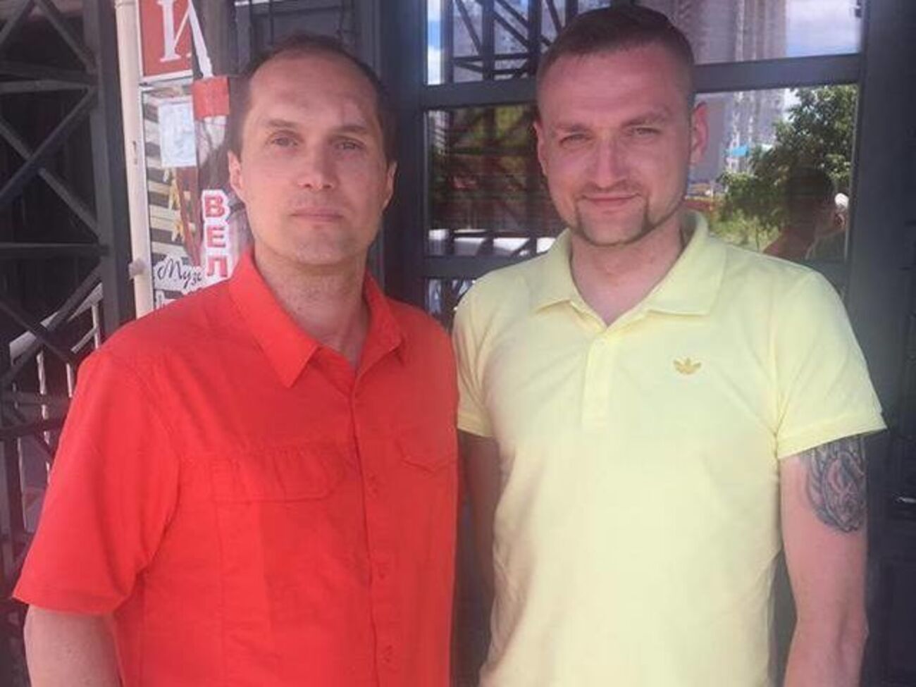 Волошин (праворуч) і Бутусов були добрими знайомими