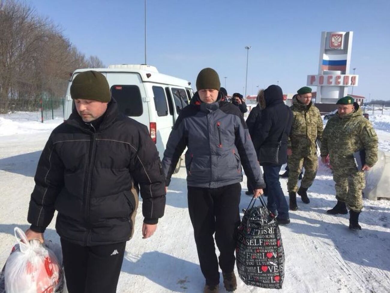 Украинские пограничники освобождены