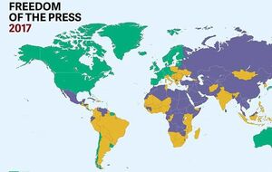 В останньому звіті Freedom House про свободу преси Україну оцінили як "частково вільну".