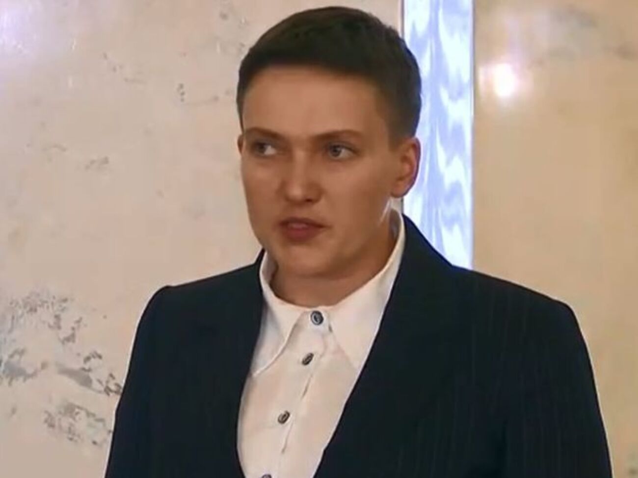 Савченко дает пресс-конференцию в Раде