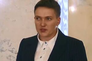 Савченко дает пресс-конференцию в Раде
