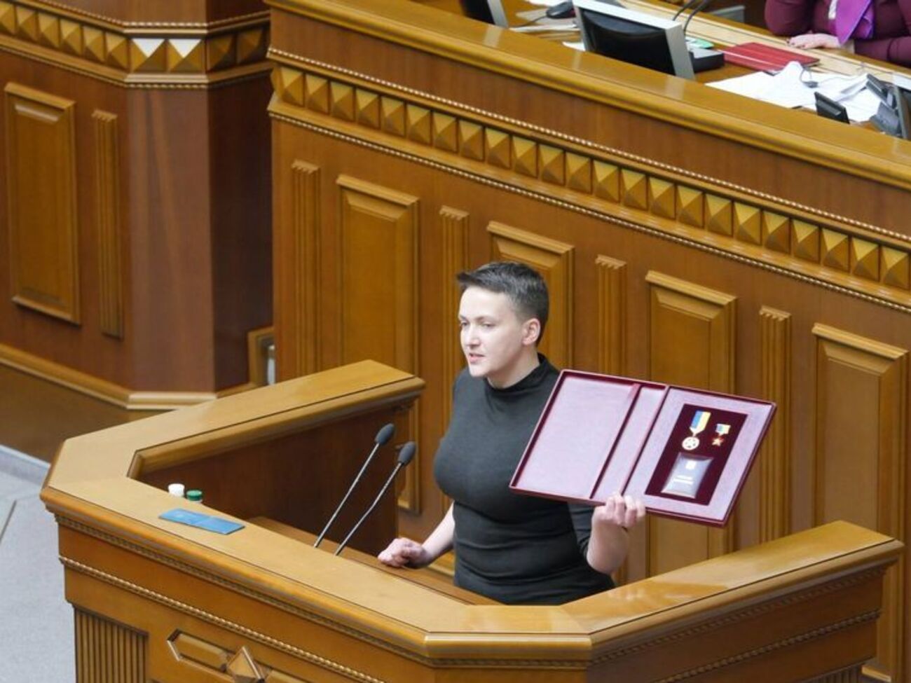Савченко виступила в Раді