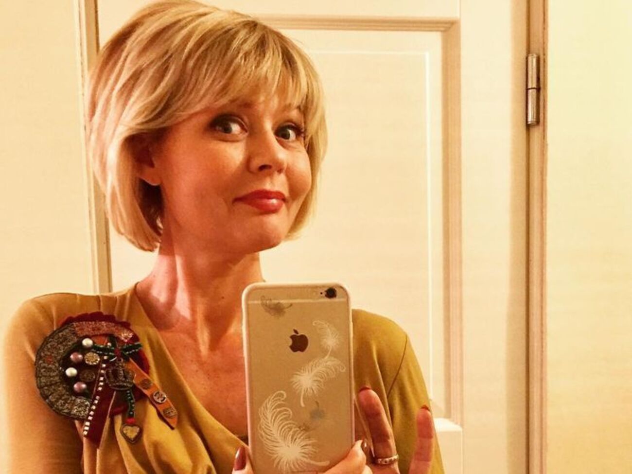 Меньшова: Так люблю цю стару свою фотографію, вона дуже "про мене"
