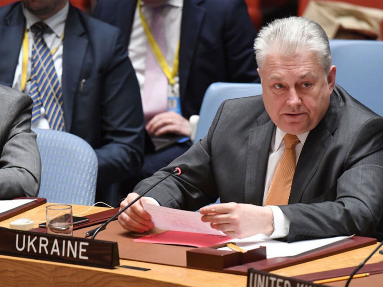 Ельченко: Более четырех лет ситуация в моей стране и вокруг нее остается примером неиспользованного потенциала миротворческой деятельности ООН