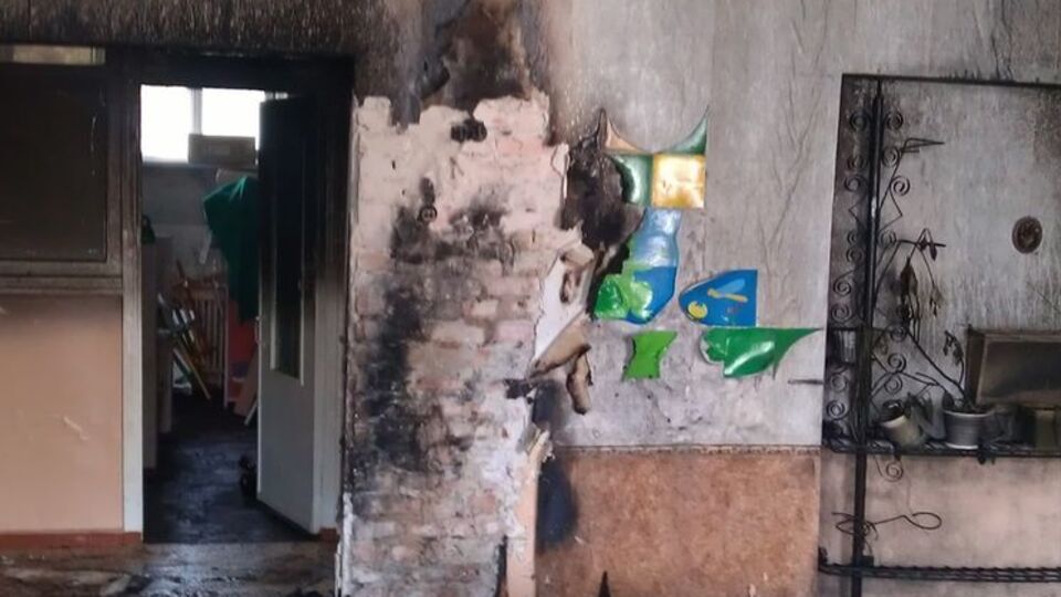Пожежа сталася в одній із кімнат на другому поверсі