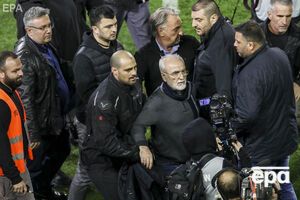 Саввиди наказан за вооруженное вторжение в игровую зону штрафом и запретом посещать стадионы
