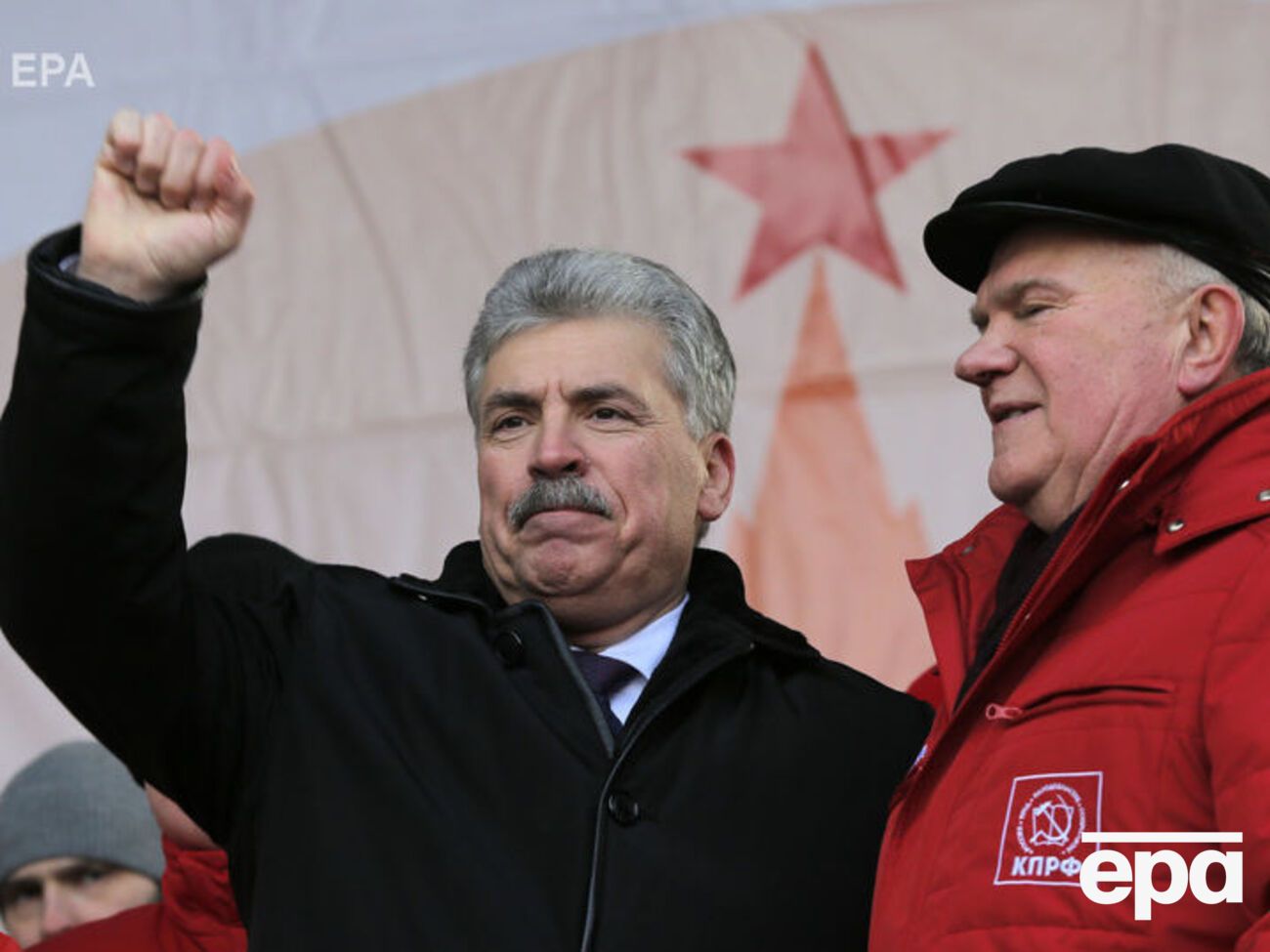 ЦВК РФ може зняти з виборів соратника Зюганова (праворуч) Павла Грудініна (зліва) через "дезінформацію"