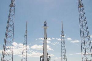 Falcon 9 уже на стартовому майданчику