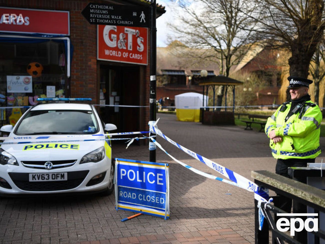 У британській поліції стверджують, що небезпеки для місцевих жителів немає