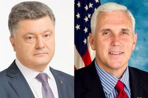 Порошенко подякував Пенсу за підтримку України