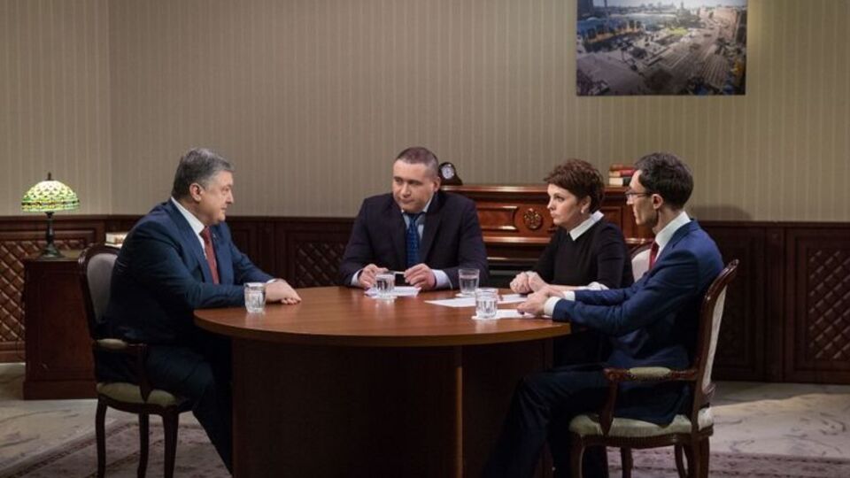 Порошенко встретился с журналистами украинских телеканалов