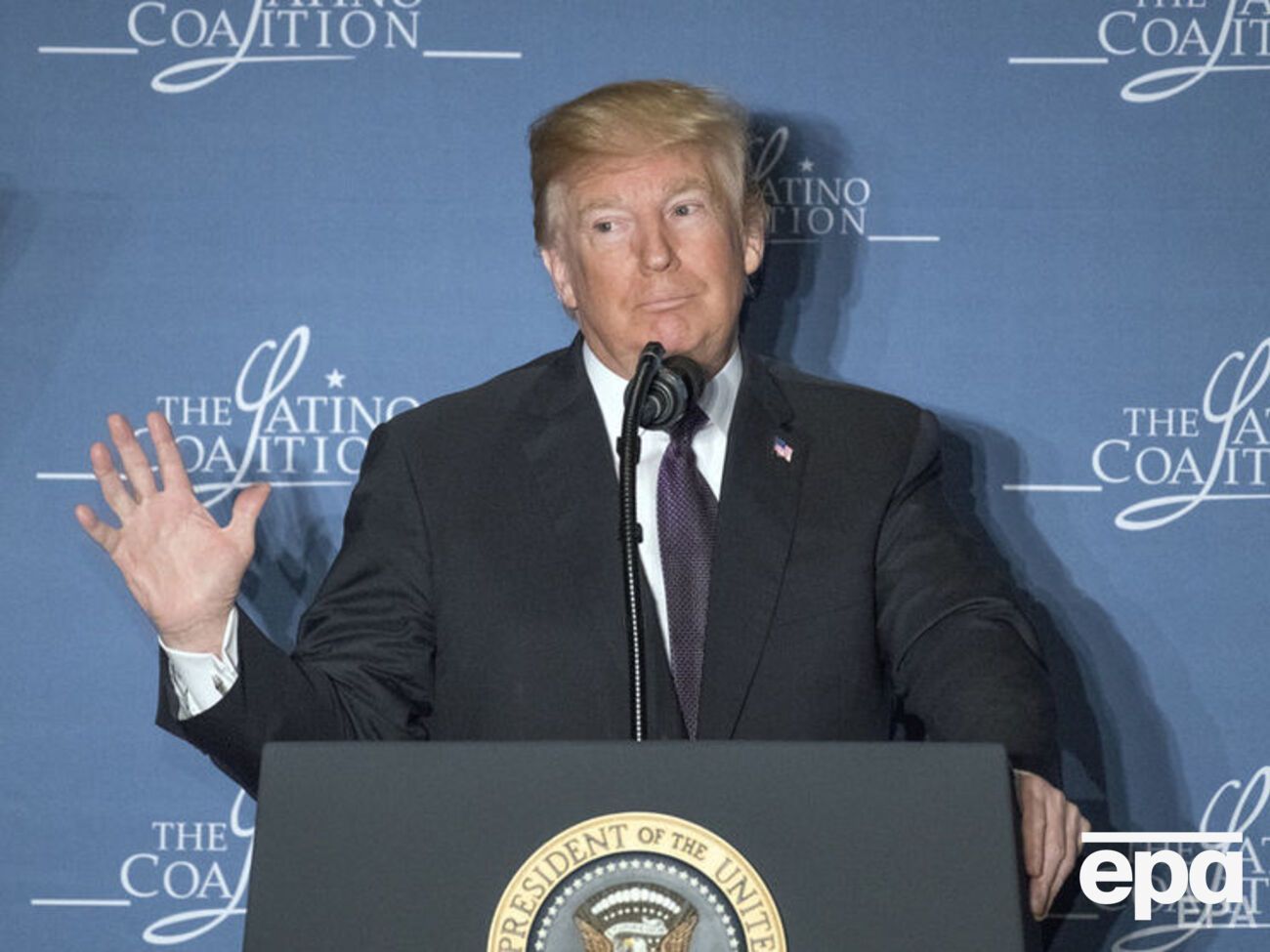 Трампа избрали президентом в ноябре 2016 года