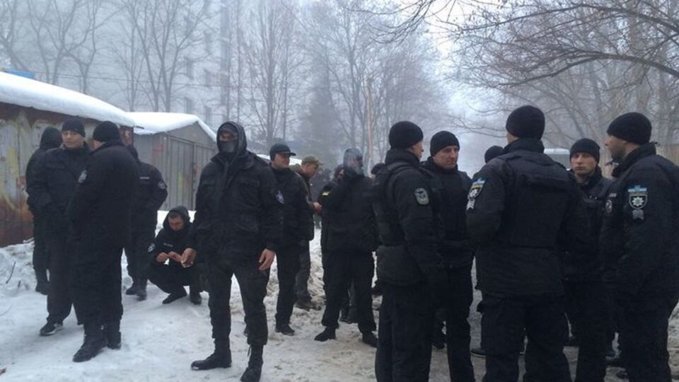 Сутички сталися під час демонтажу гаражів у Шевченківському районі Києва