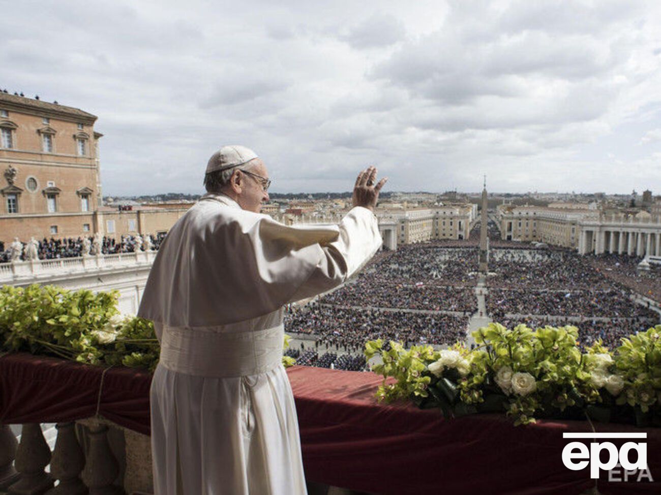 Папа Франциск побажав миру Україні